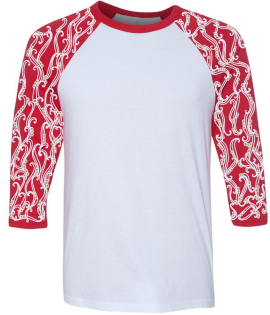 Oodles t shirt - red and gold
