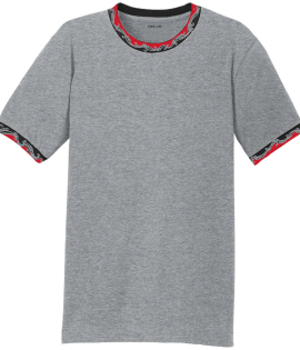 Oodles Ringer T - white with red trim