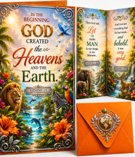 In The Beginning God Created The Heaven's &amp; The Earth