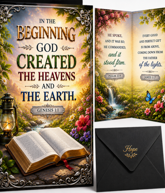 In The Beginning God Created The Heaven's & The Earth
