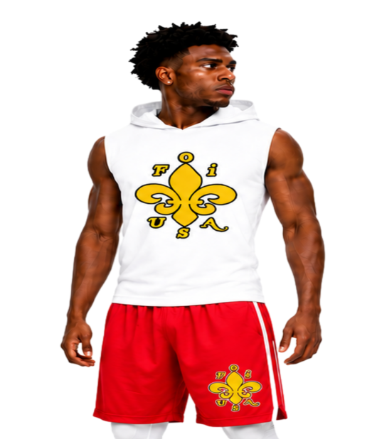 Foi Custom Sleeveless Hoodie/Short Set