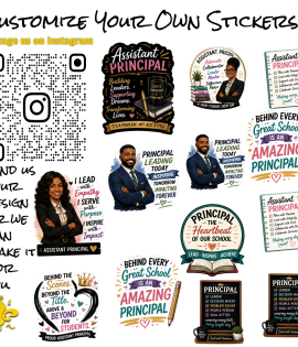 Principal &amp; Assistant Principal Stickers