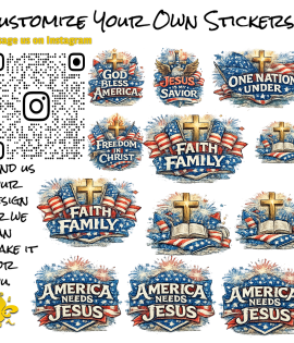 4th of July Stickers