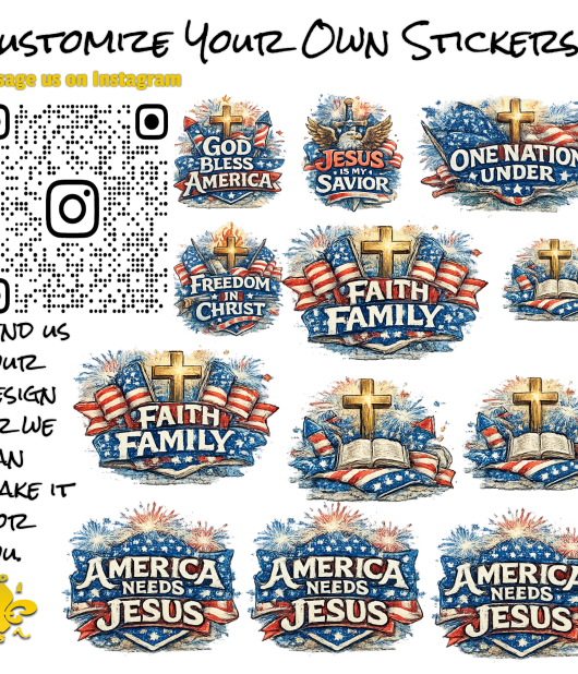 4th of July Stickers
