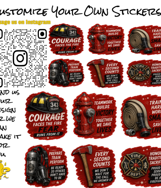 Firefighter Stickers