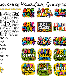 Art Teacher Graphic Stickers