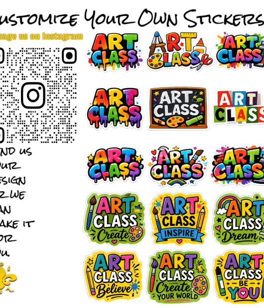Art Teacher Graphic Stickers