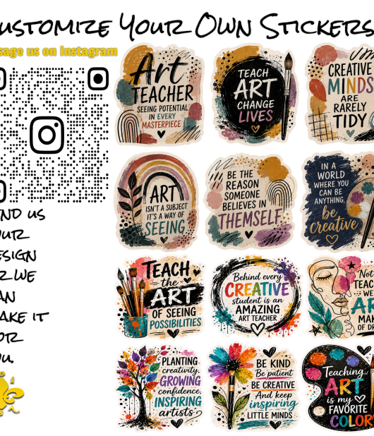 Art Teacher Graphic Stickers