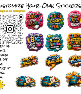 Student Inspiration Graphic Stickers