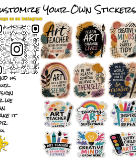 Art Teacher Graphic Stickers
