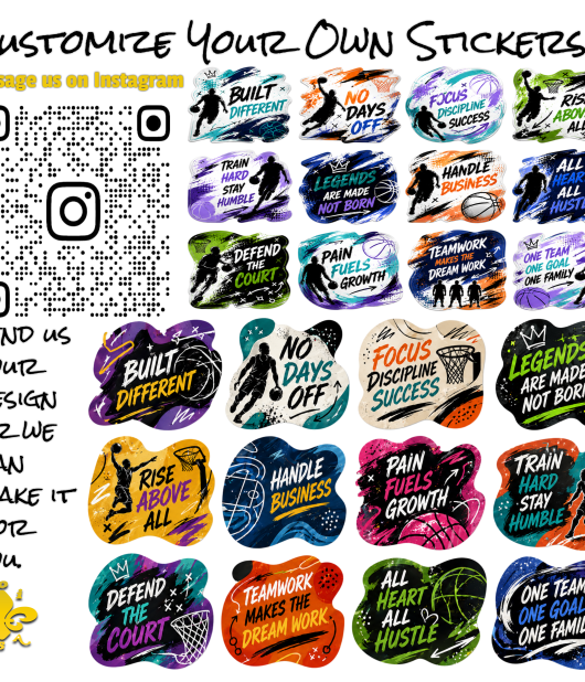 Basketball Graphic Stickers