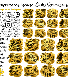 Basketball Graphic Stickers
