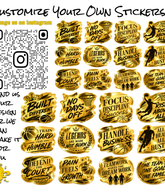 Basketball Graphic Stickers