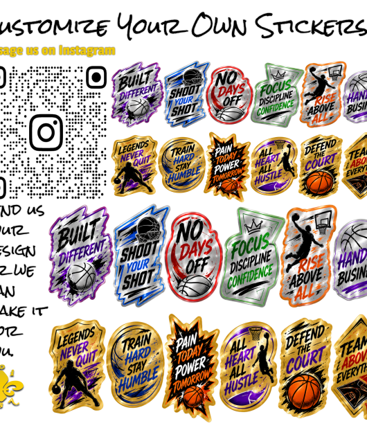 Basketball Graphic Stickers