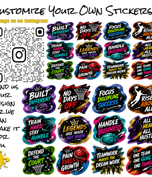 Basketball Graphic Stickers
